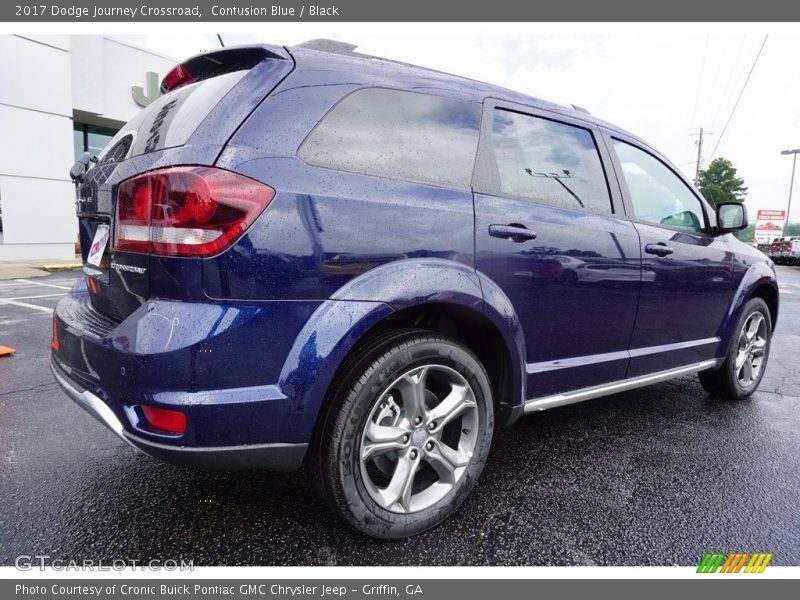 Contusion Blue / Black 2017 Dodge Journey Crossroad