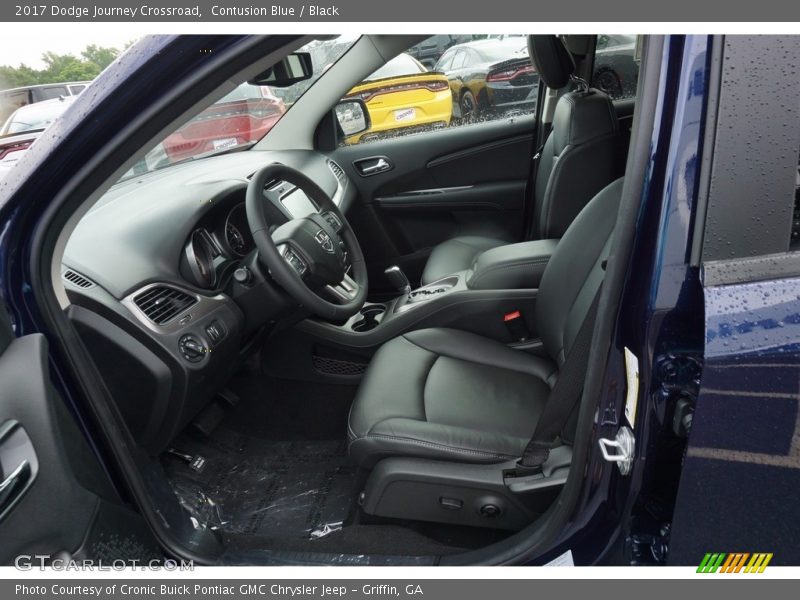 Contusion Blue / Black 2017 Dodge Journey Crossroad