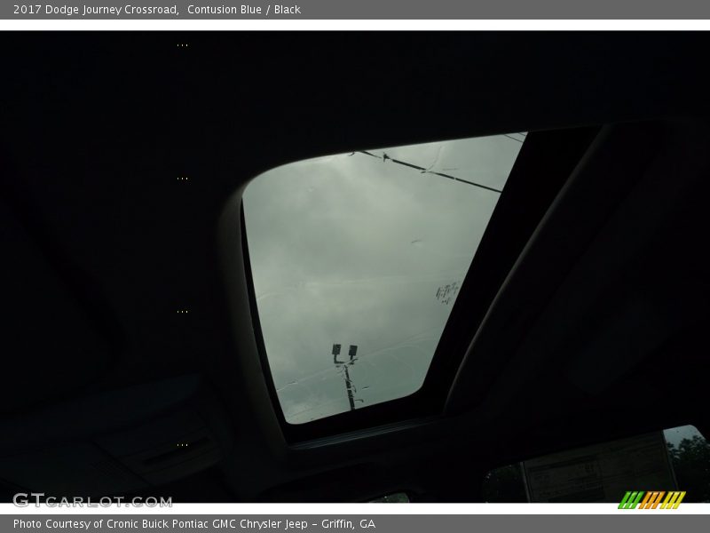 Contusion Blue / Black 2017 Dodge Journey Crossroad
