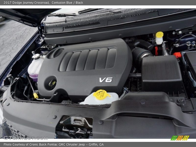 Contusion Blue / Black 2017 Dodge Journey Crossroad