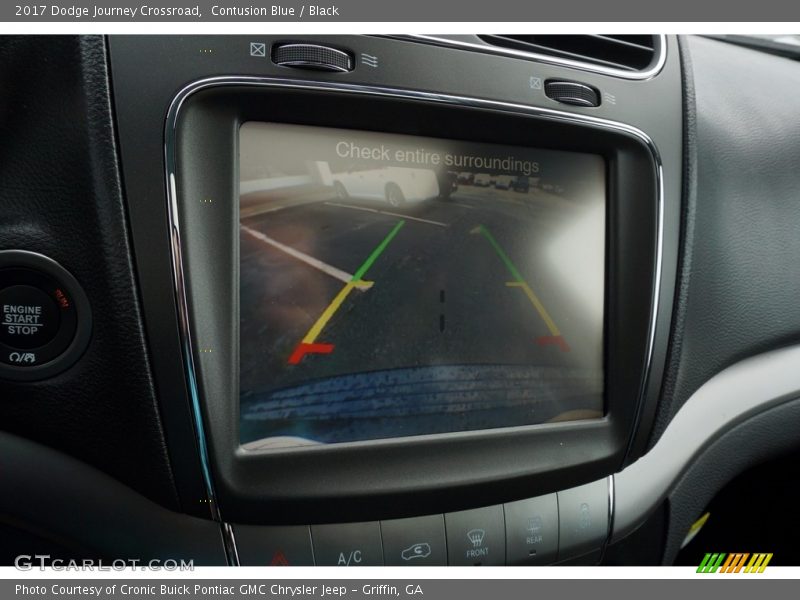 Contusion Blue / Black 2017 Dodge Journey Crossroad