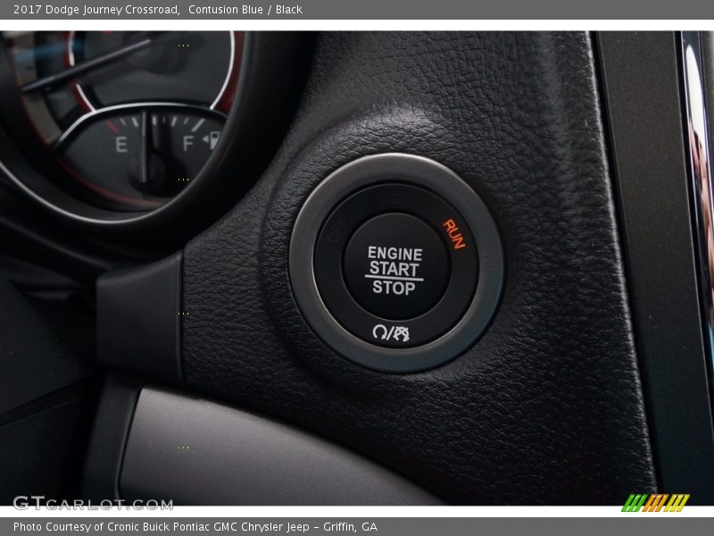 Contusion Blue / Black 2017 Dodge Journey Crossroad