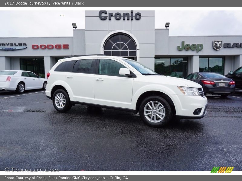 Vice White / Black 2017 Dodge Journey SXT