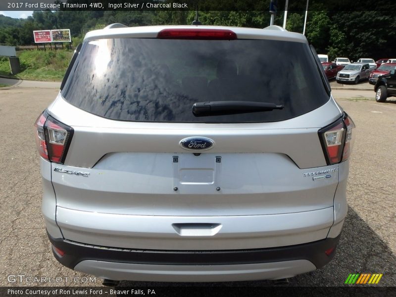 Ingot Silver / Charcoal Black 2017 Ford Escape Titanium 4WD