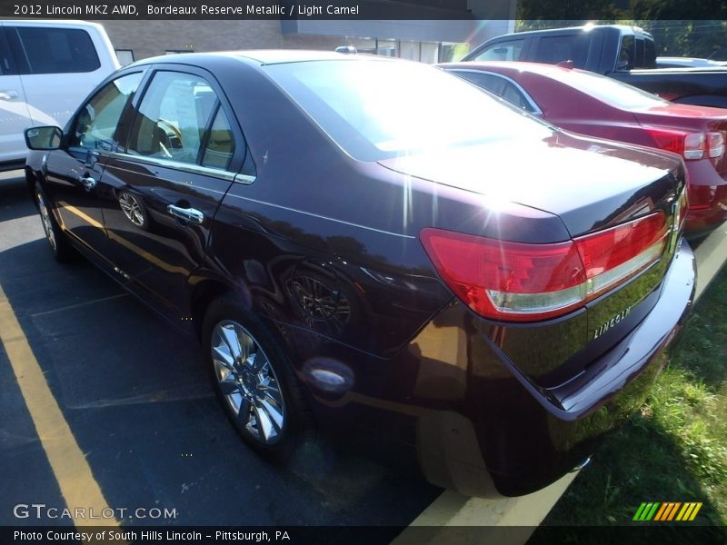 Bordeaux Reserve Metallic / Light Camel 2012 Lincoln MKZ AWD