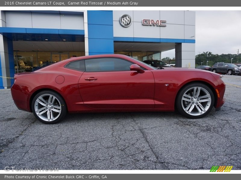 Garnet Red Tintcoat / Medium Ash Gray 2016 Chevrolet Camaro LT Coupe