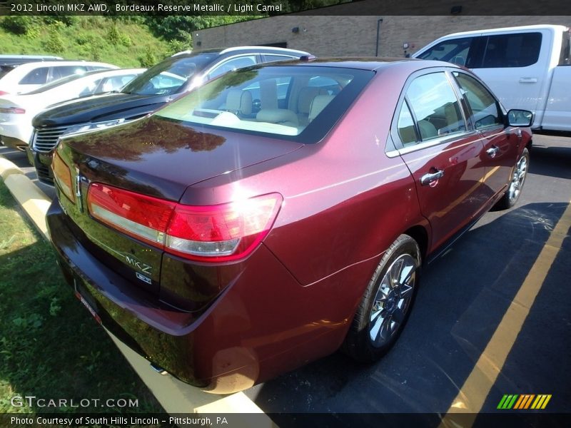 Bordeaux Reserve Metallic / Light Camel 2012 Lincoln MKZ AWD