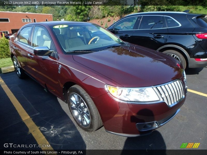 Bordeaux Reserve Metallic / Light Camel 2012 Lincoln MKZ AWD