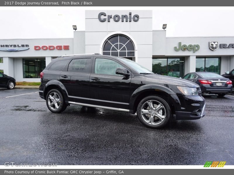 Pitch Black / Black 2017 Dodge Journey Crossroad
