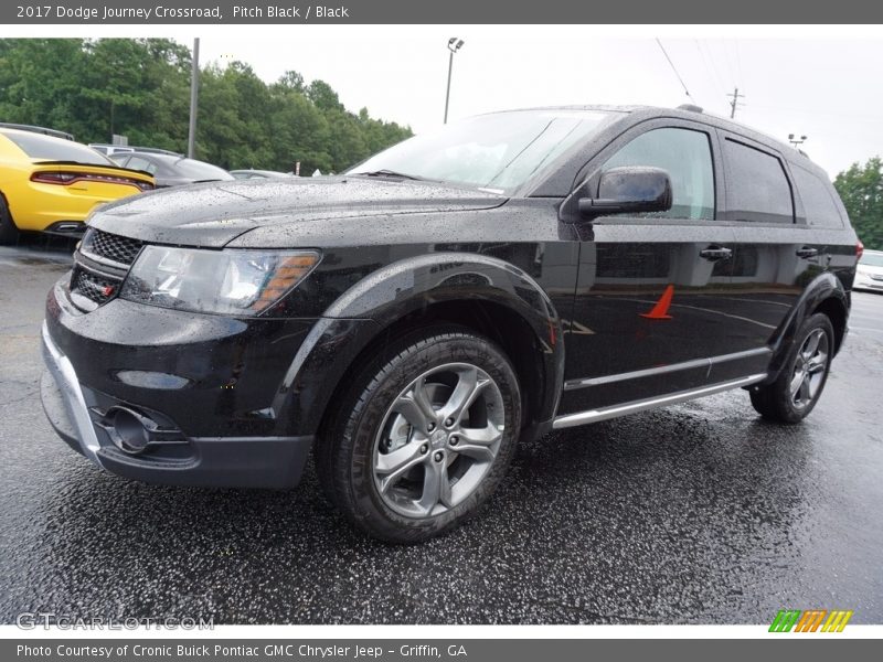 Pitch Black / Black 2017 Dodge Journey Crossroad
