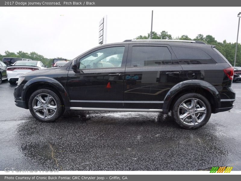 Pitch Black / Black 2017 Dodge Journey Crossroad
