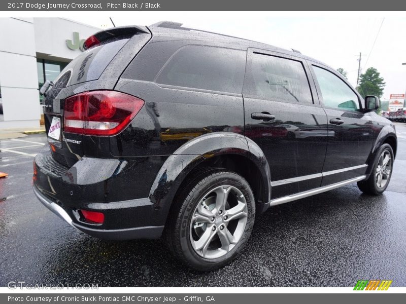 Pitch Black / Black 2017 Dodge Journey Crossroad