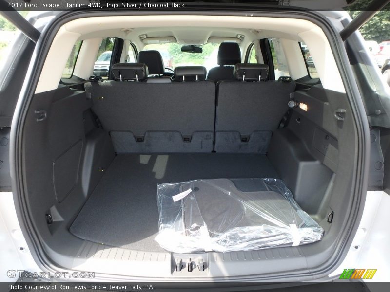 Ingot Silver / Charcoal Black 2017 Ford Escape Titanium 4WD