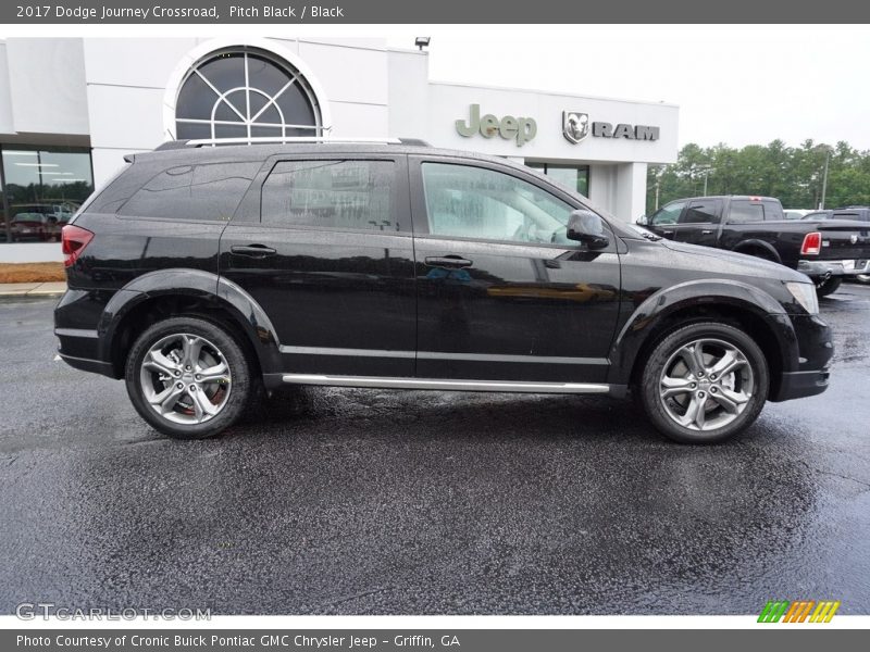 Pitch Black / Black 2017 Dodge Journey Crossroad