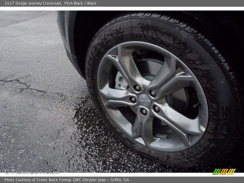 Pitch Black / Black 2017 Dodge Journey Crossroad