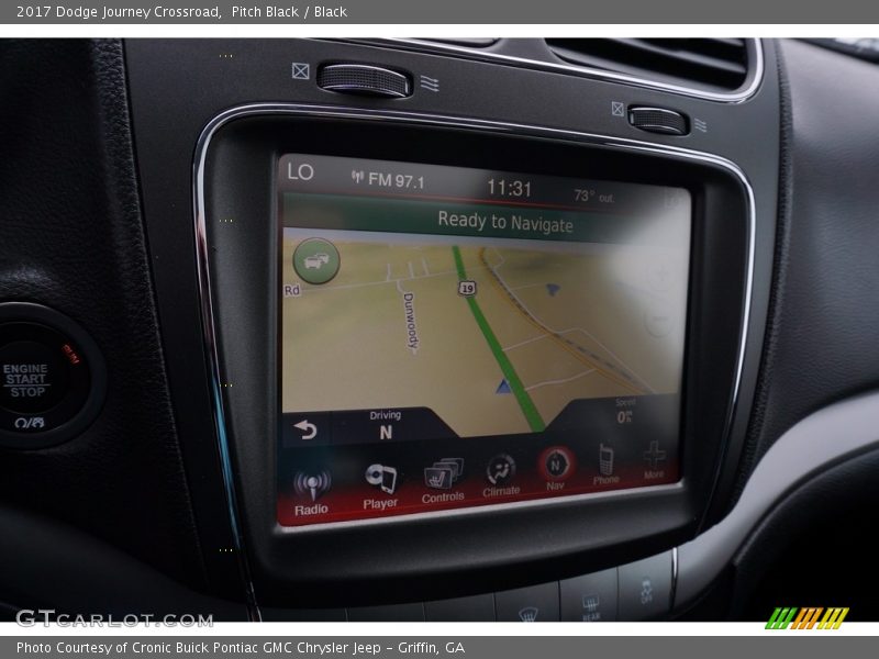 Pitch Black / Black 2017 Dodge Journey Crossroad