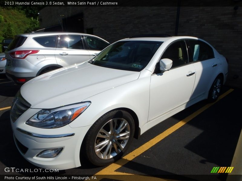 White Satin Pearl / Cashmere 2013 Hyundai Genesis 3.8 Sedan