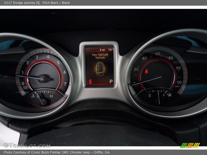 Pitch Black / Black 2017 Dodge Journey SE