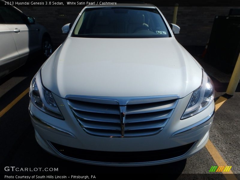 White Satin Pearl / Cashmere 2013 Hyundai Genesis 3.8 Sedan