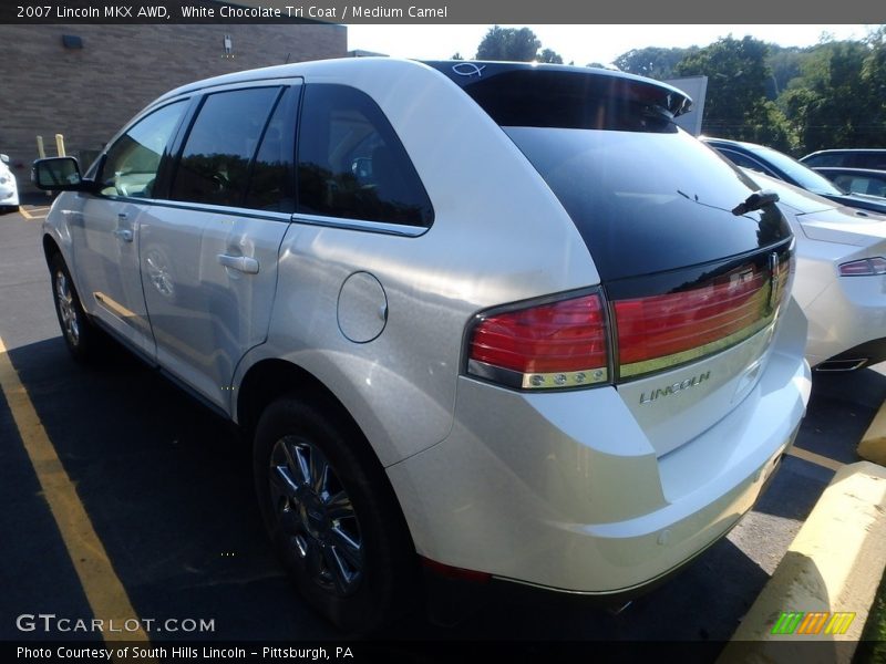 White Chocolate Tri Coat / Medium Camel 2007 Lincoln MKX AWD