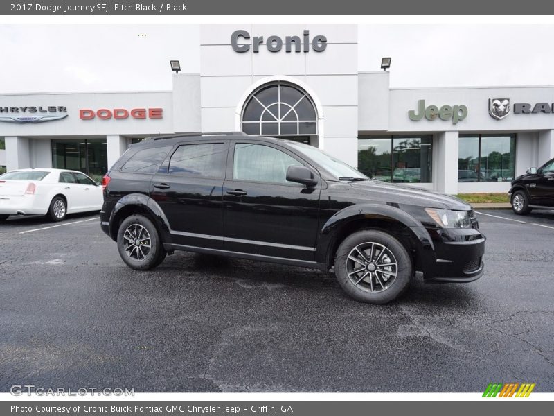 Pitch Black / Black 2017 Dodge Journey SE