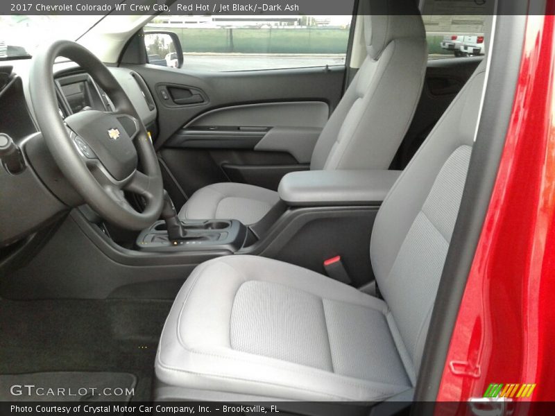  2017 Colorado WT Crew Cab Jet Black/­Dark Ash Interior