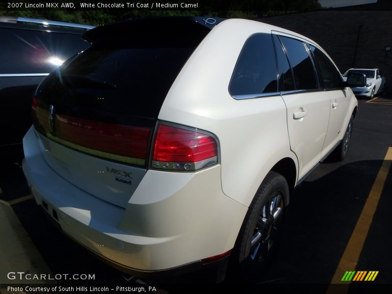 White Chocolate Tri Coat / Medium Camel 2007 Lincoln MKX AWD
