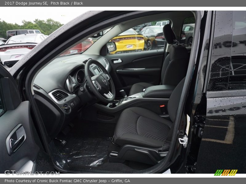 Pitch Black / Black 2017 Dodge Journey SE