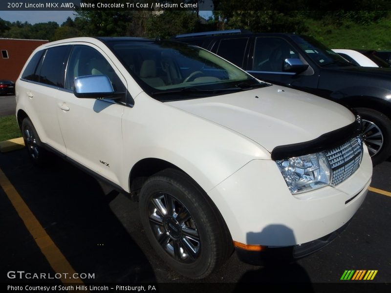 White Chocolate Tri Coat / Medium Camel 2007 Lincoln MKX AWD