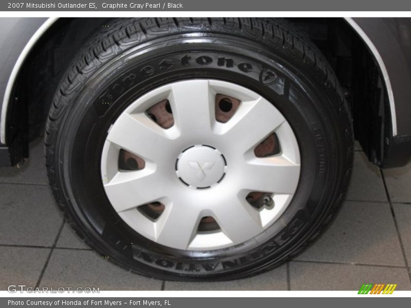 Graphite Gray Pearl / Black 2007 Mitsubishi Outlander ES
