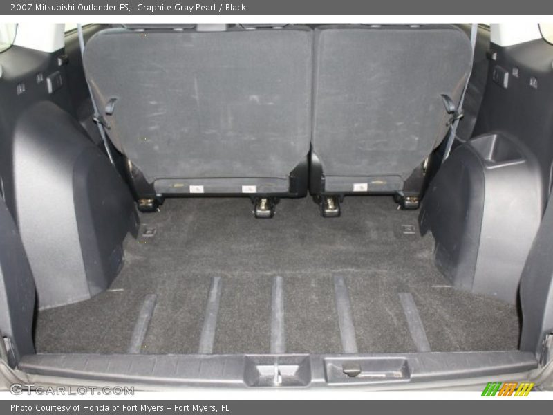 Graphite Gray Pearl / Black 2007 Mitsubishi Outlander ES