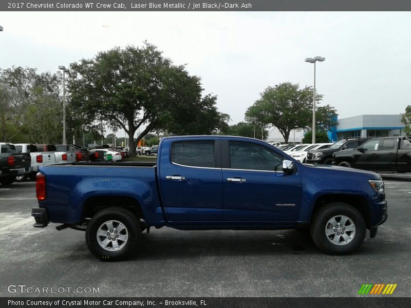 Laser Blue Metallic / Jet Black/­Dark Ash 2017 Chevrolet Colorado WT Crew Cab