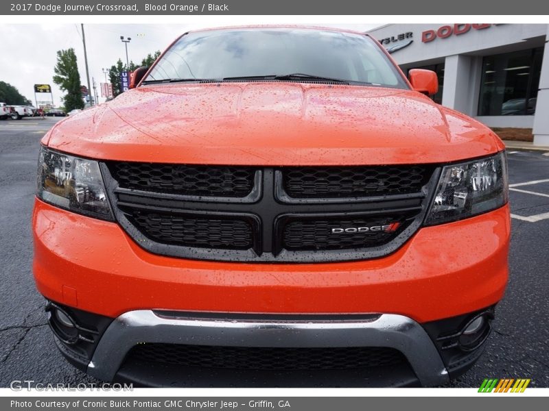 Blood Orange / Black 2017 Dodge Journey Crossroad