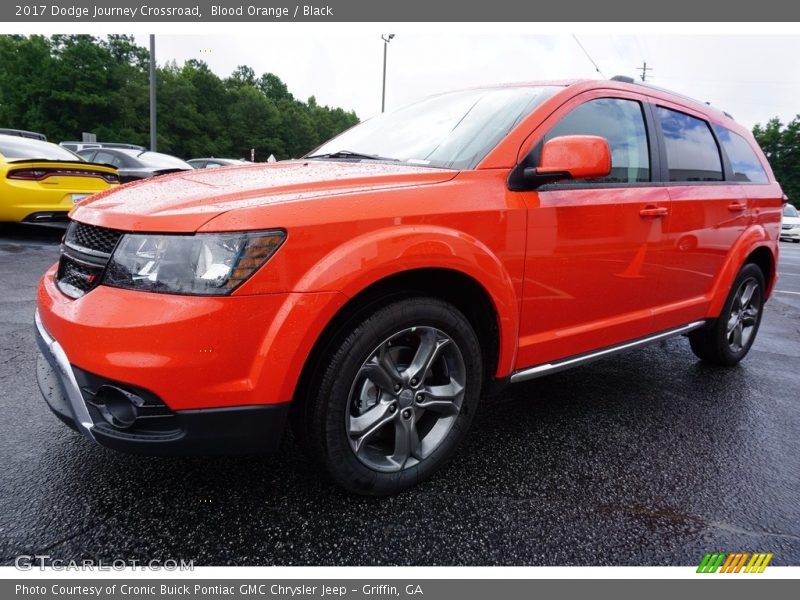 Blood Orange / Black 2017 Dodge Journey Crossroad