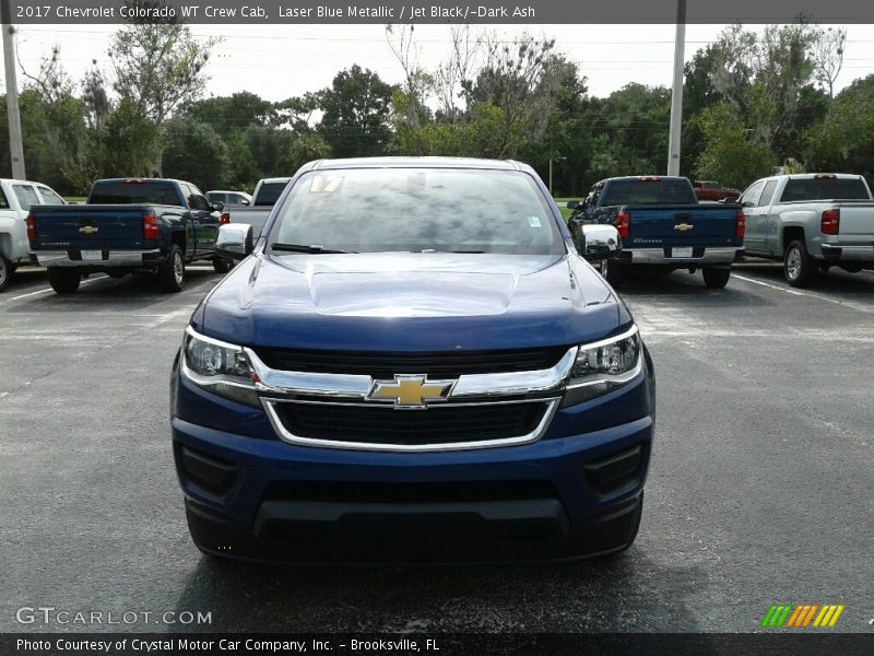 Laser Blue Metallic / Jet Black/­Dark Ash 2017 Chevrolet Colorado WT Crew Cab