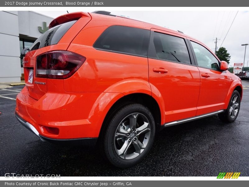 Blood Orange / Black 2017 Dodge Journey Crossroad