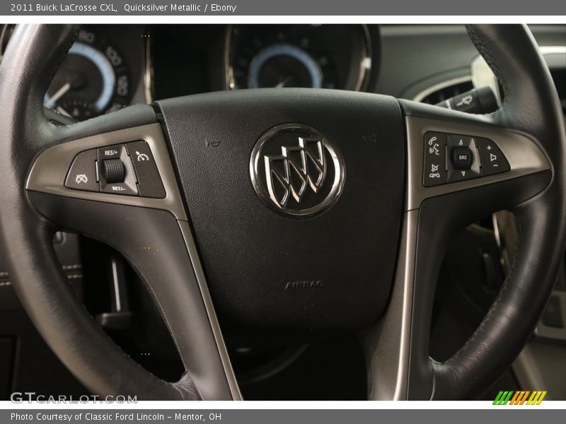 Quicksilver Metallic / Ebony 2011 Buick LaCrosse CXL