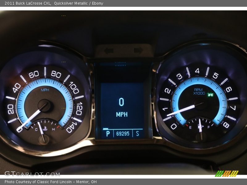 Quicksilver Metallic / Ebony 2011 Buick LaCrosse CXL