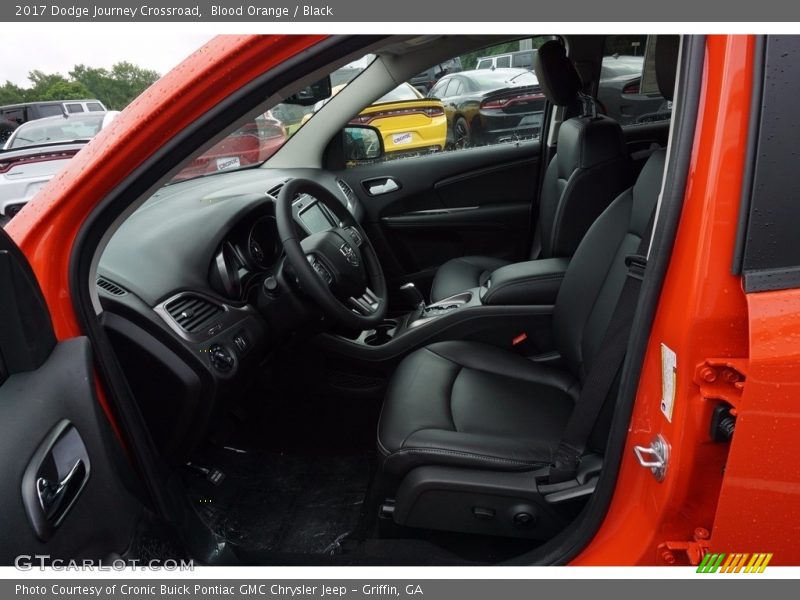 Blood Orange / Black 2017 Dodge Journey Crossroad