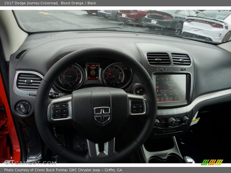 Blood Orange / Black 2017 Dodge Journey Crossroad