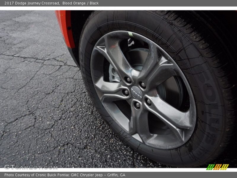 Blood Orange / Black 2017 Dodge Journey Crossroad