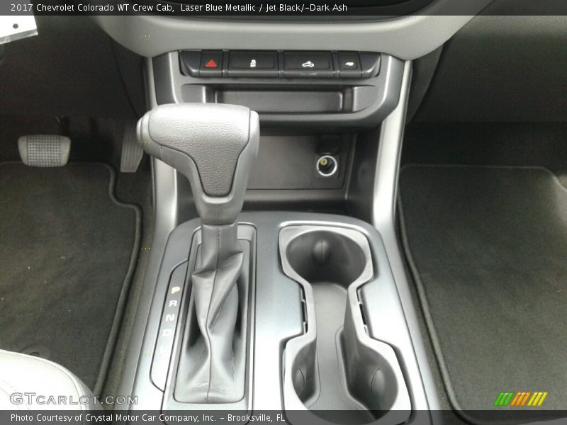 Laser Blue Metallic / Jet Black/­Dark Ash 2017 Chevrolet Colorado WT Crew Cab