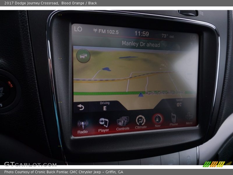 Blood Orange / Black 2017 Dodge Journey Crossroad