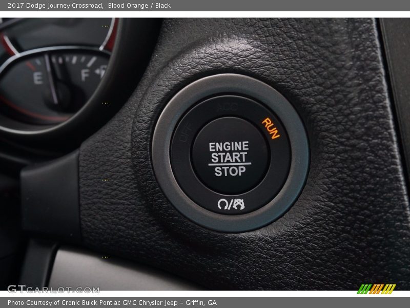Blood Orange / Black 2017 Dodge Journey Crossroad