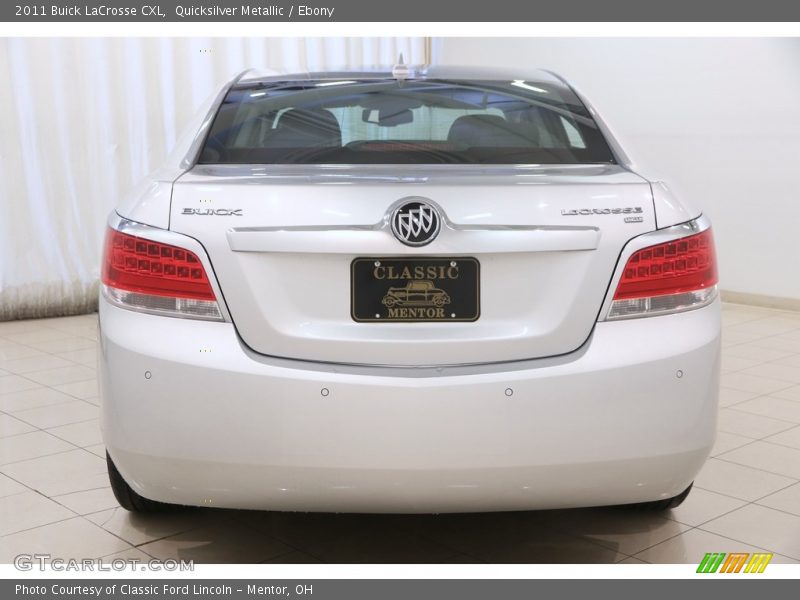 Quicksilver Metallic / Ebony 2011 Buick LaCrosse CXL
