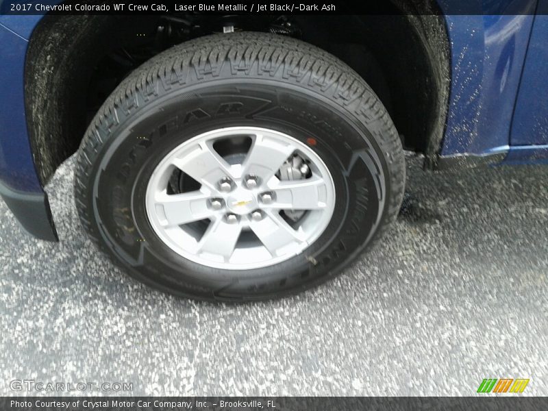 Laser Blue Metallic / Jet Black/­Dark Ash 2017 Chevrolet Colorado WT Crew Cab