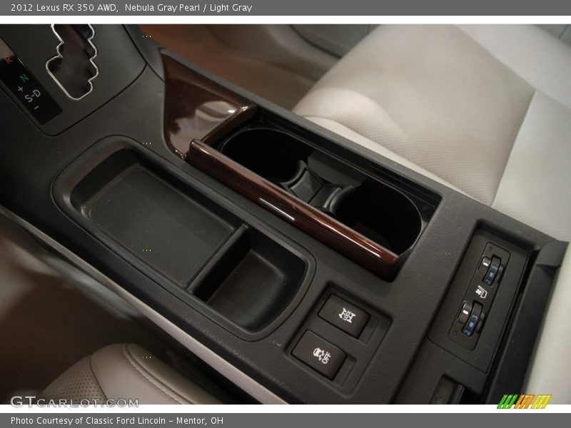 Nebula Gray Pearl / Light Gray 2012 Lexus RX 350 AWD