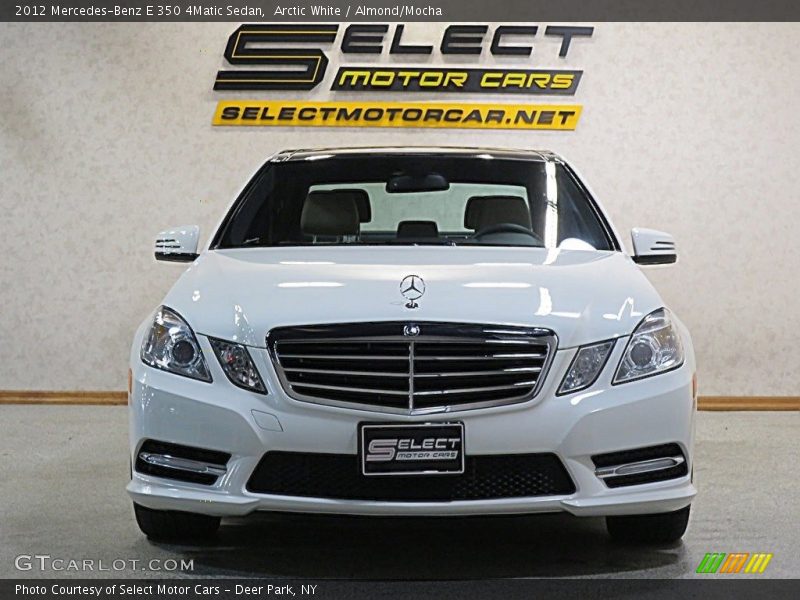 Arctic White / Almond/Mocha 2012 Mercedes-Benz E 350 4Matic Sedan