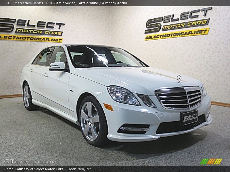 Arctic White / Almond/Mocha 2012 Mercedes-Benz E 350 4Matic Sedan