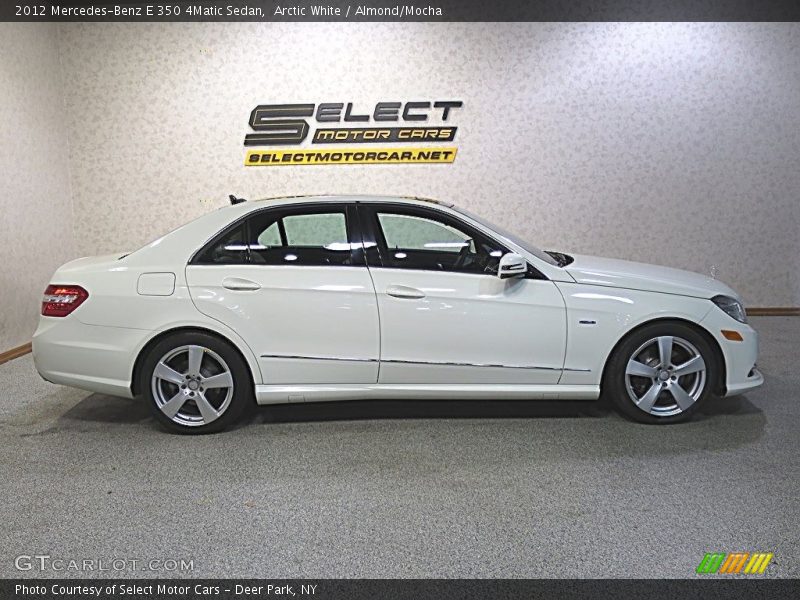 Arctic White / Almond/Mocha 2012 Mercedes-Benz E 350 4Matic Sedan